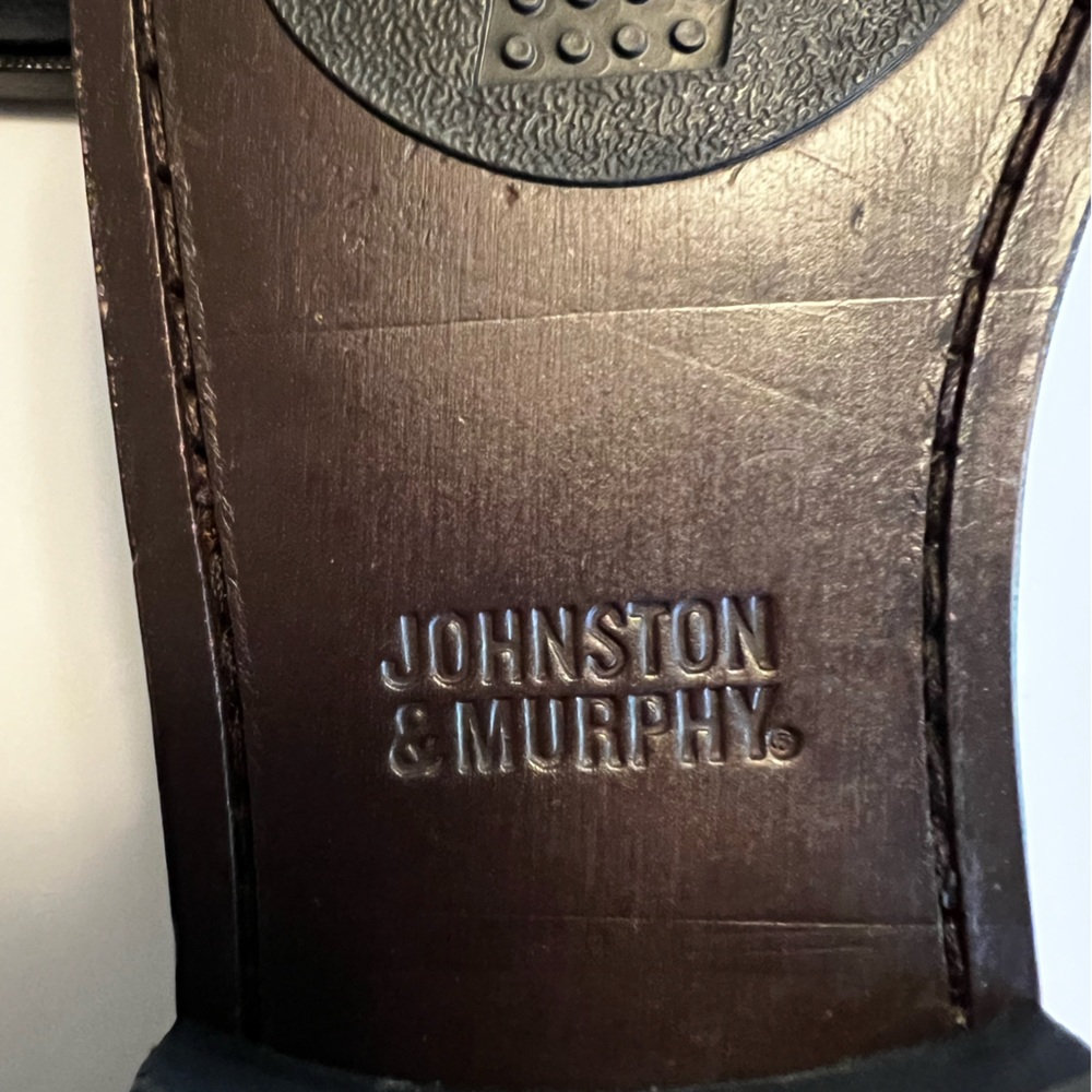 Johnston &  Murphy Aragon II Kiltie Tassel Black/Dark Brown Slip on, Mens 11 - Picture 3 of 3